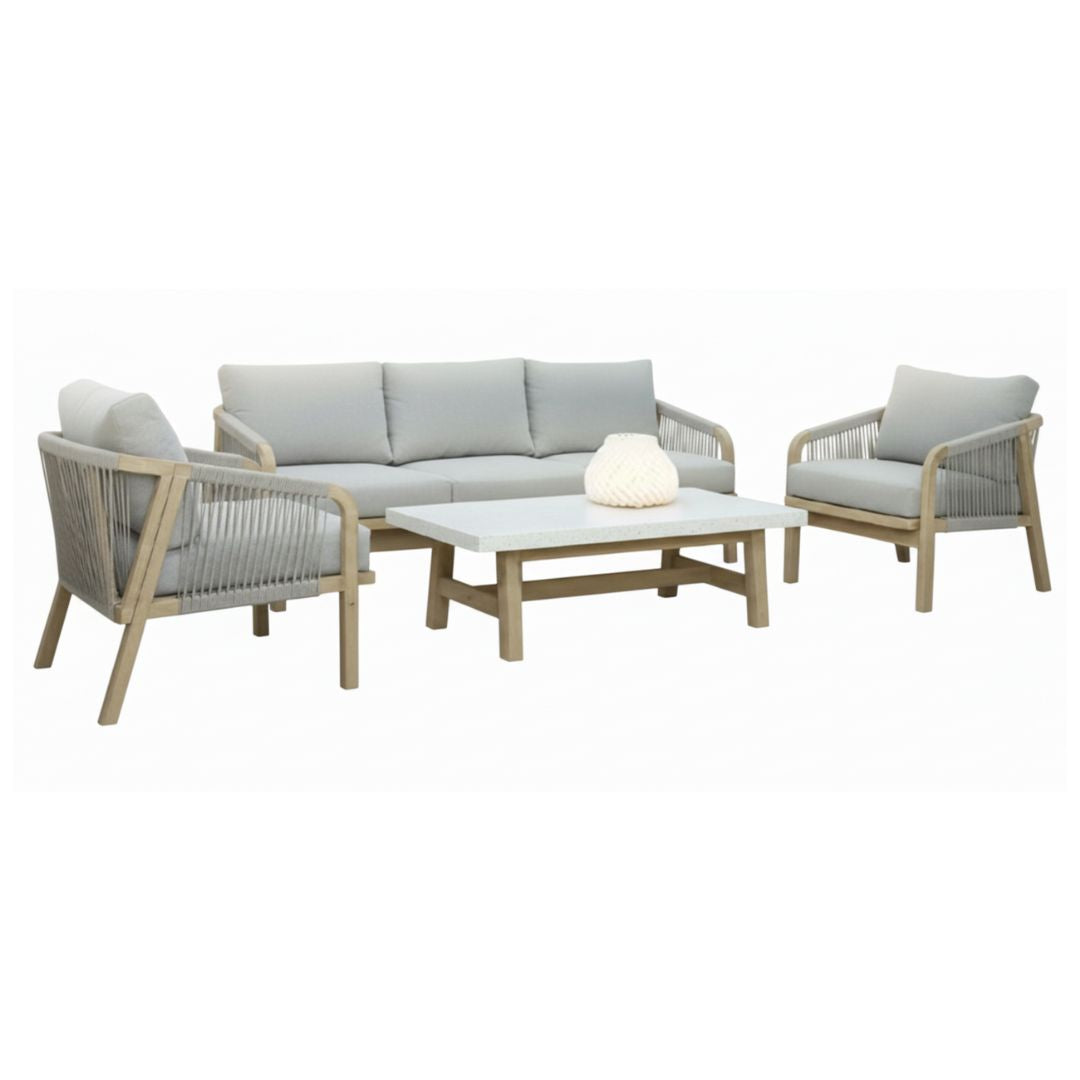Ashen 4 Piece Lounge Setting