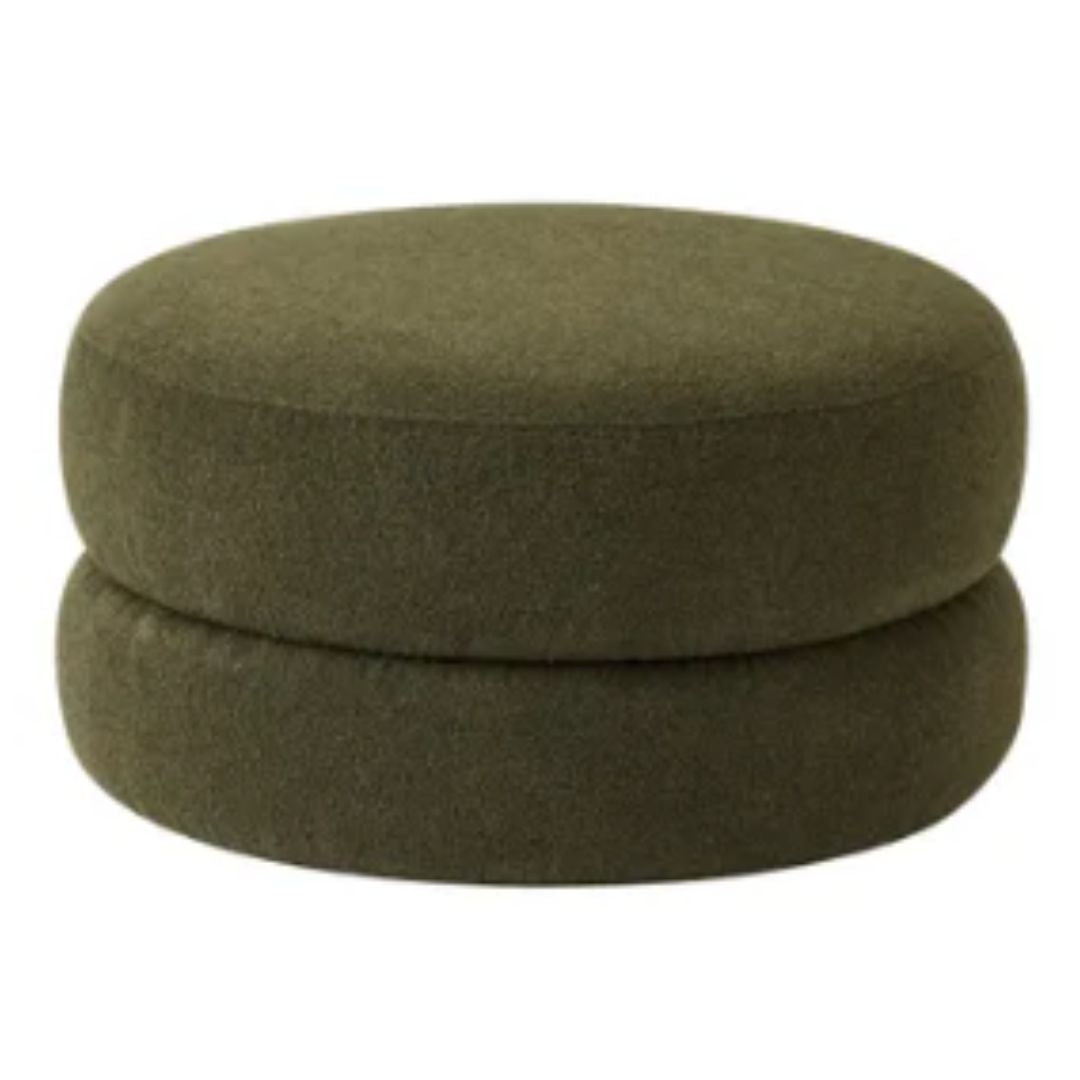 Forrest Boucle Ottoman