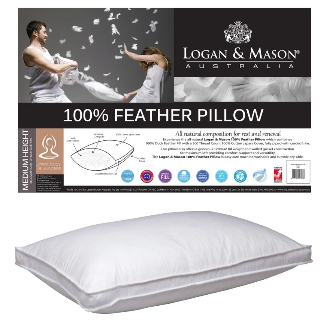 100% Feather Pillow