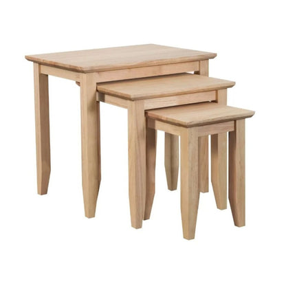 Quadrat Nest of 3 Tables