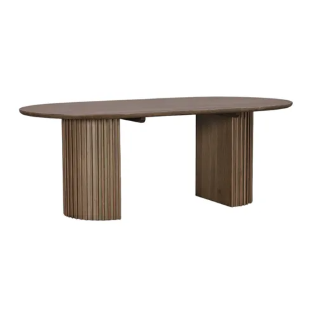 Claremont Dining Table - Ash Stained – Coast and Country Furniture