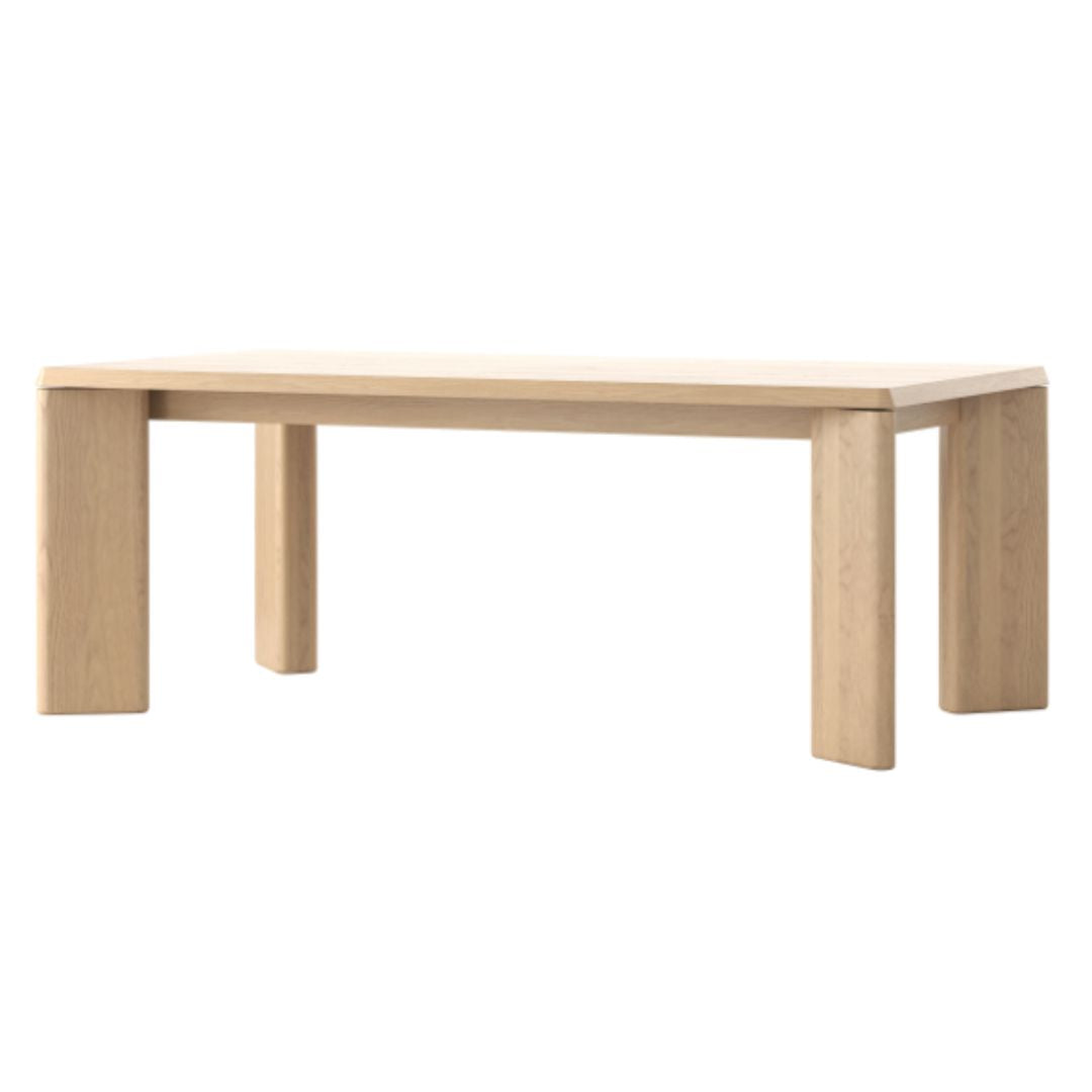 Lenny Crema Oak Dining Table