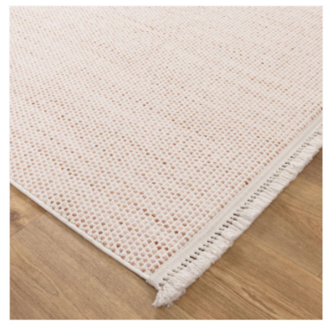 Berno Ivory Loop Rug - Pink