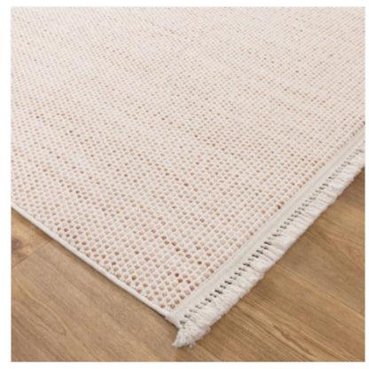 Berno Ivory Loop Rug - Pink