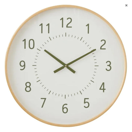 Marmount Wood Clock - Green
