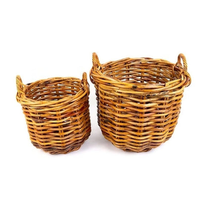 Rattan Log Baskets