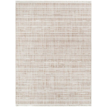 Berno Beige Ivory Loop Lines Rug