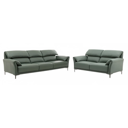 Plaza 3 + 2 Sofa Pair - Forrest Leather