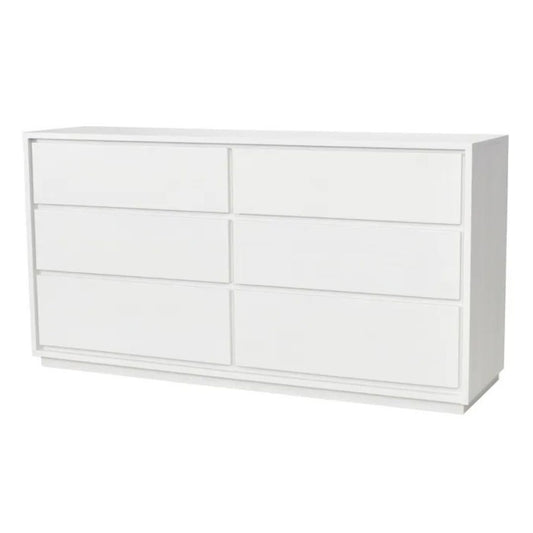 Verona Low Chest - White